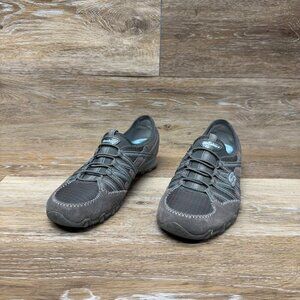Skechers Bikers Verified Gray Athletic Shoes Women's Size 8